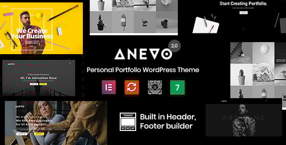 Anevo - Personal Portfolio WordPress Theme Logo